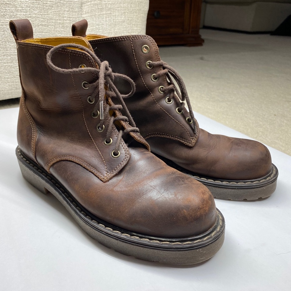 Sold on Mercari - Leather Lace Up Boots